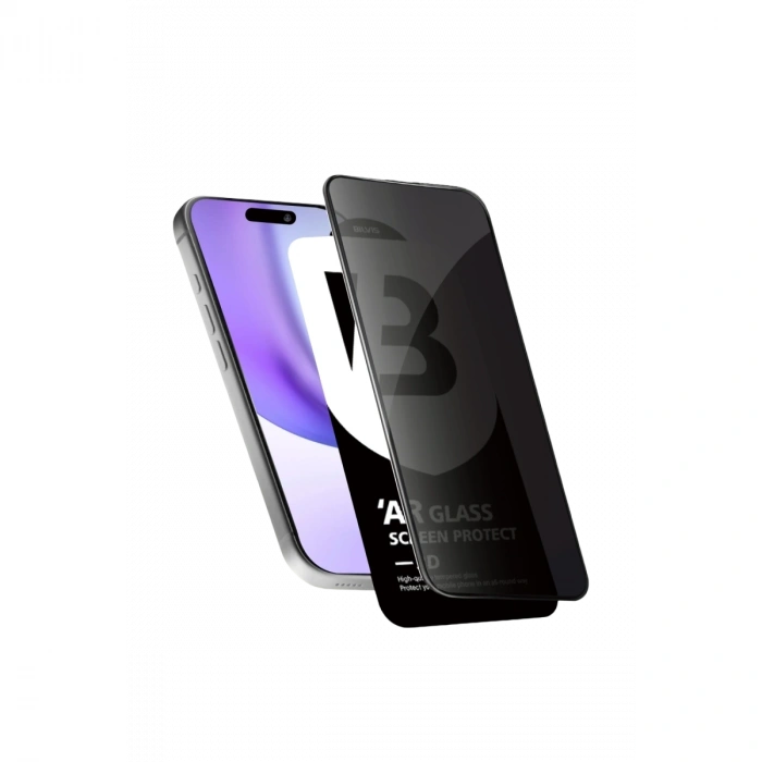 İphone 14 Pro Max 5d Privacy Diamond Hayalet Cam Ekran Koruyucu