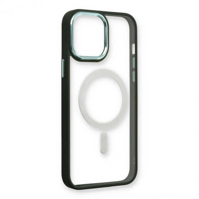 İphone 14 Pro Max Kılıf Room Magneticsafe Silikon - Köknar Yeşili
