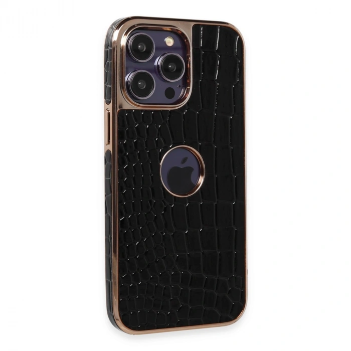İphone 14 Pro Max Kılıf Snake Kapak - Siyah