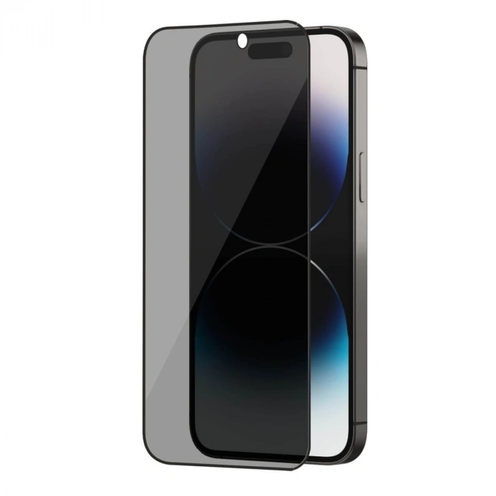 İphone 16 Pro Max Bilvis 3x Ar Hayalet Cam Ekran Koruyucu - Siyah