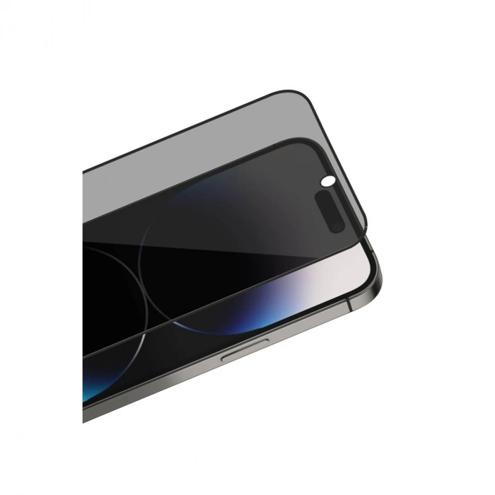 İphone 16 Pro Max Bilvis 3x Ar Hayalet Cam Ekran Koruyucu - Siyah