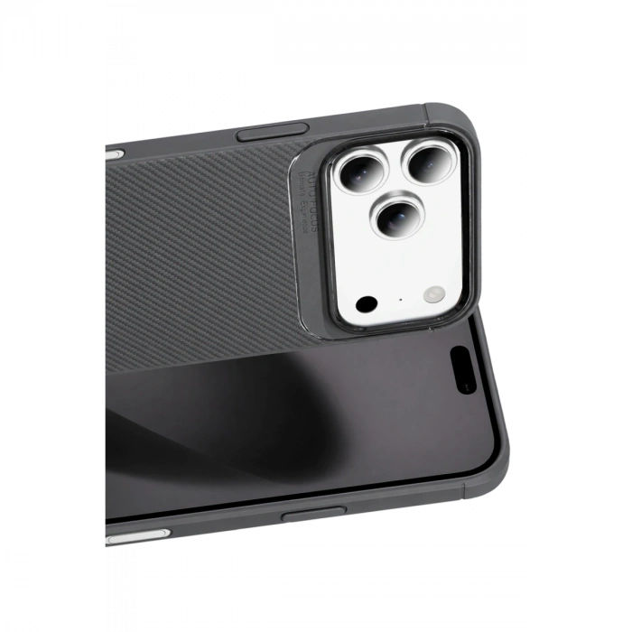 İphone 18 Pro Auto Focus Karbon Kapak - Gri