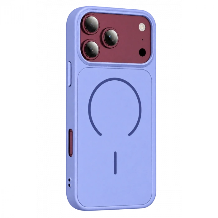 İphone 18 Pro Azus Magsafe Kapak - Açık Mor