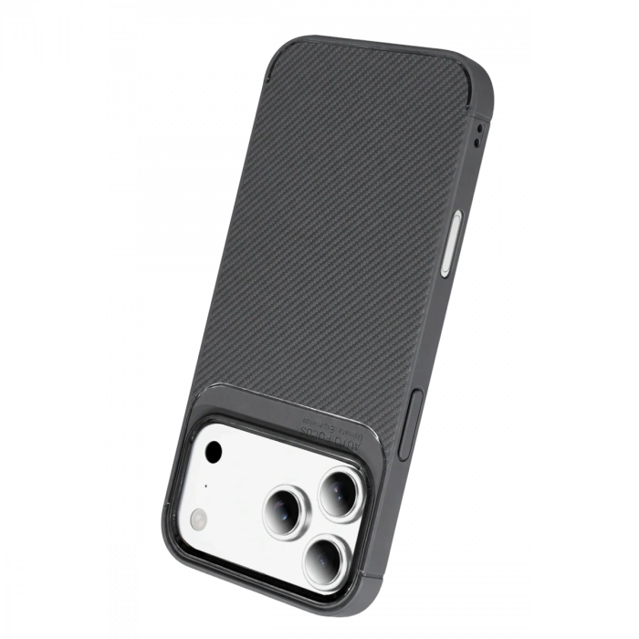 İphone 18 Pro Max Auto Focus Karbon Kapak - Gri