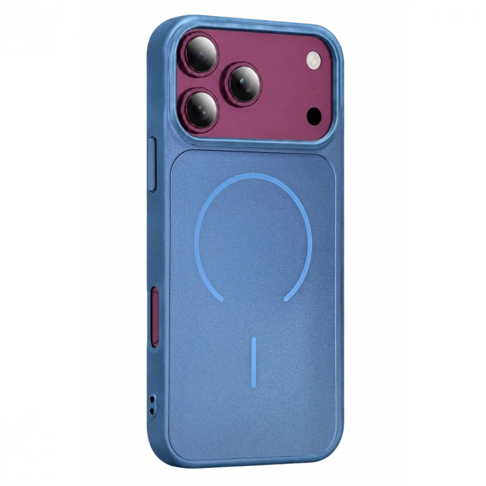 İphone 18 Pro Max Azus Magsafe Kapak - Açık Mavi