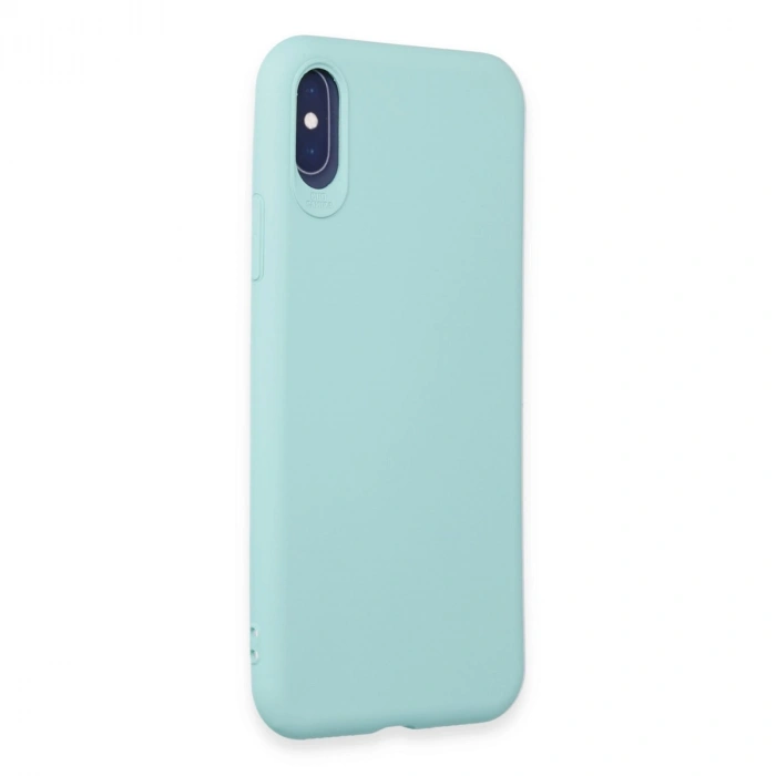 İphone X Kılıf First Silikon - Turkuaz