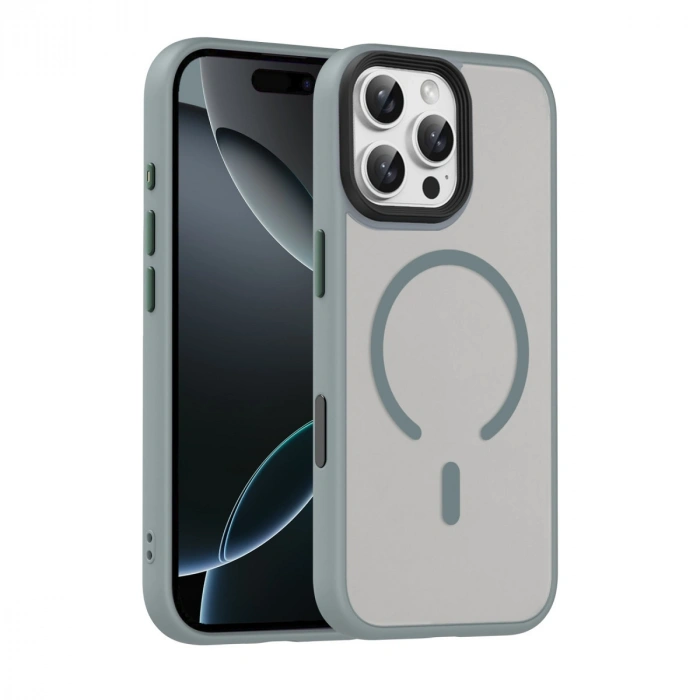 Joko  İphone 16 Pro Max Megane Magsafe Kapak - Titan Gri