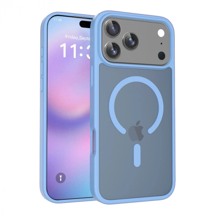 Joko  İphone 17 Pro Jota Magsafe Kapak - Açık Mavi