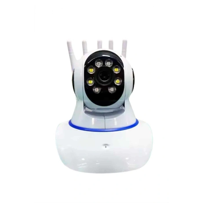 Led Aydınlatmalı 5 Antenli Motorlu 1080p Wifi Kamera Sensörlü