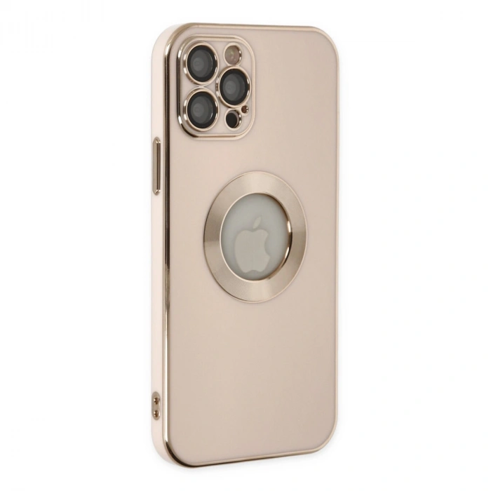 Newface Apple İphone 12 Pro Max Kılıf Store Silikon - Pembe