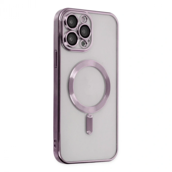 Newface Apple İphone 13 Pro Max Kılıf Kross Magneticsafe Kapak - Mor