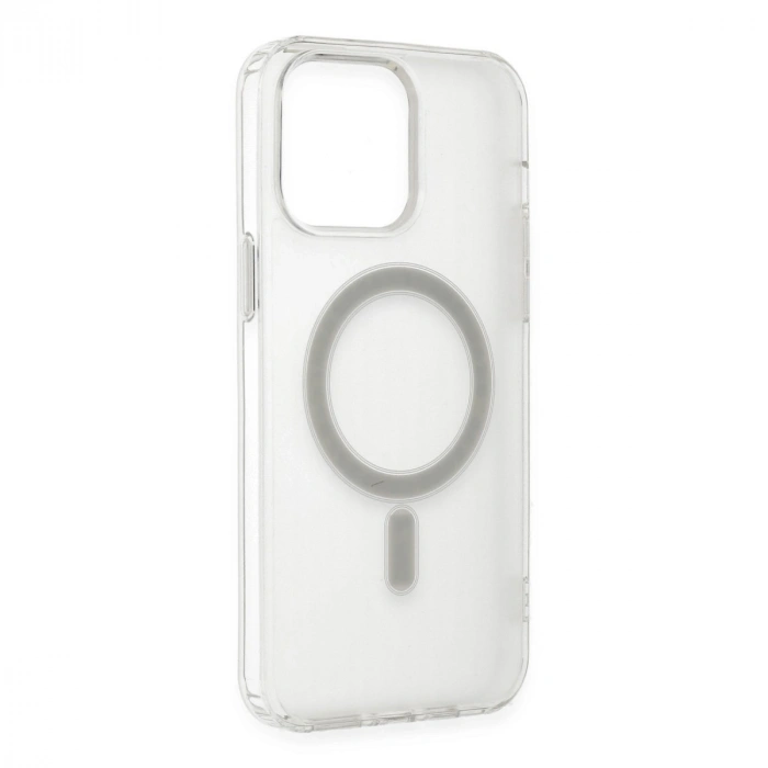 Newface Apple İphone 13 Pro Max Kılıf Matte Şeffaf Magneticsafe - Şeffaf