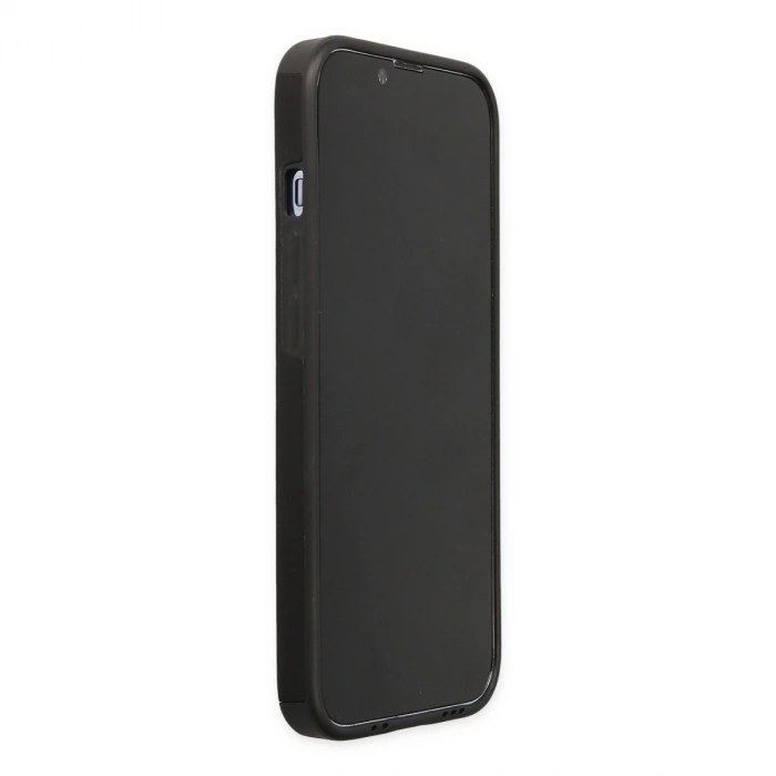 Newface Apple İphone 13 Pro Max Kılıf Mega Standlı Silikon - Siyah