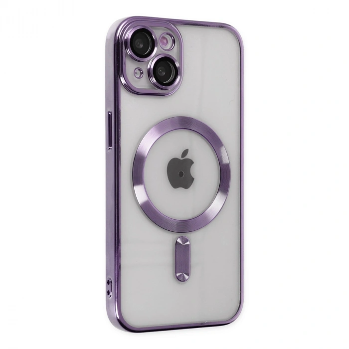 Newface Apple İphone 14 Kılıf Kross Magneticsafe Kapak - Mor