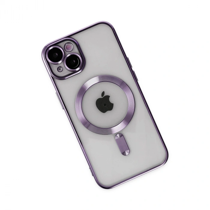 Newface Apple İphone 14 Kılıf Kross Magneticsafe Kapak - Mor