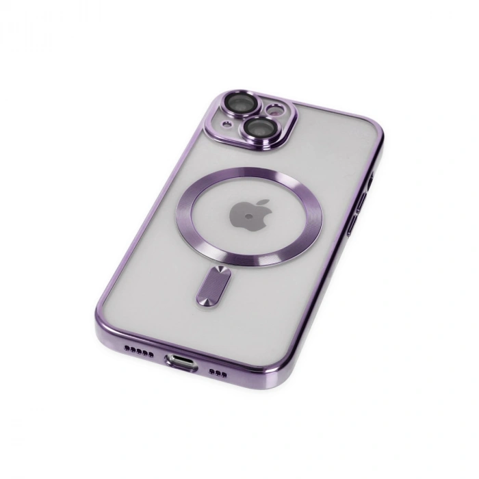 Newface Apple İphone 14 Kılıf Kross Magneticsafe Kapak - Mor