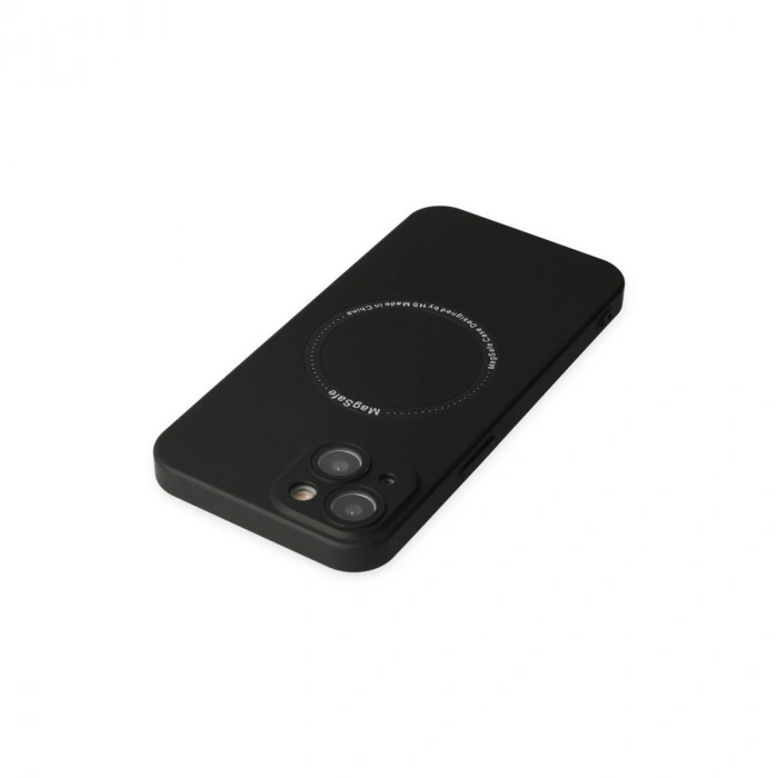 Newface Apple İphone 14 Plus Kılıf Jack Magneticsafe Lens Silikon - Siyah