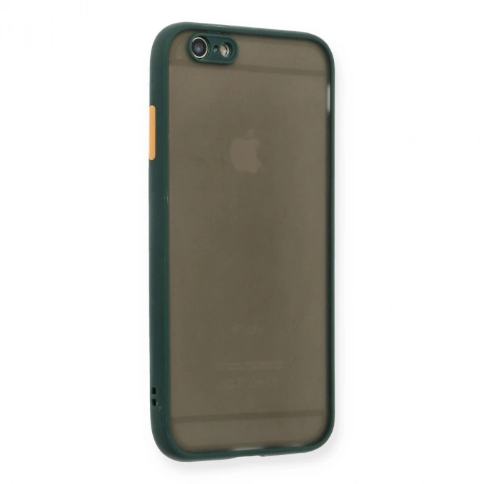 Newface Apple İphone 6 Kılıf Montreal Silikon Kapak - Yeşil