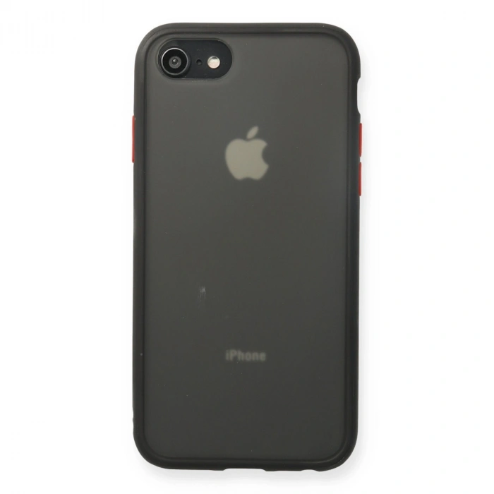 Newface Apple İphone 7 Kılıf Montreal Silikon Kapak - Siyah