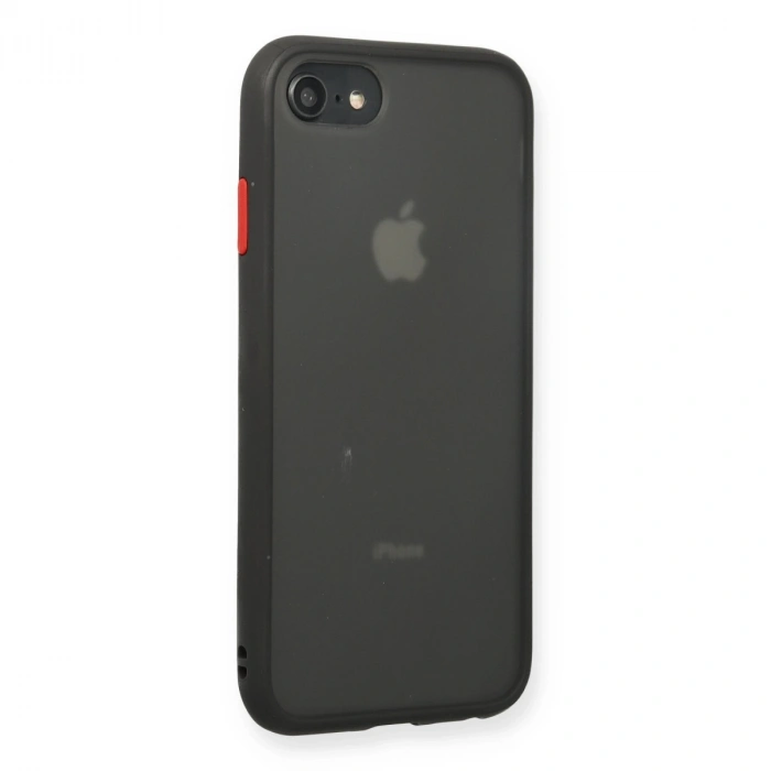 Newface Apple İphone 7 Kılıf Montreal Silikon Kapak - Siyah