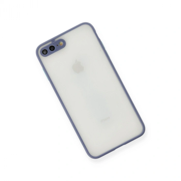 Newface Apple İphone 7 Plus Kılıf Montreal Silikon Kapak - Gri