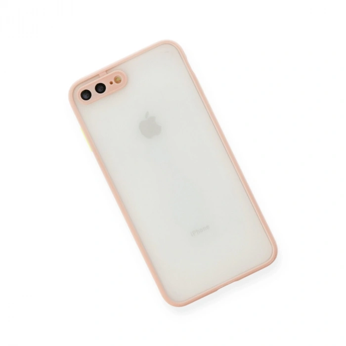 Newface Apple İphone 7 Plus Kılıf Montreal Silikon Kapak - Pembe