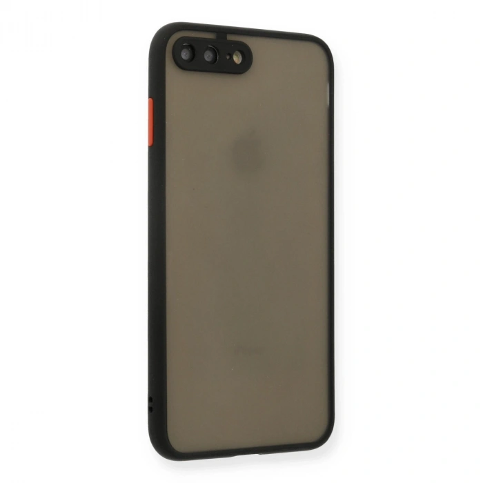 Newface Apple İphone 7 Plus Kılıf Montreal Silikon Kapak - Siyah