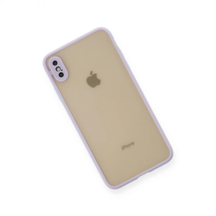 Newface Apple İphone X Kılıf Montreal Silikon Kapak - Mor