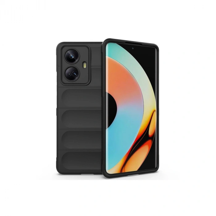 Newface Realme 10 Pro 5g Kılıf Optimum Silikon - Siyah