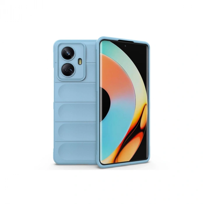Newface Realme 10 Pro 5g Kılıf Optimum Silikon - Sky Blue