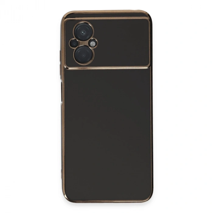 Newface Xiaomi Poco M5 Kılıf Volet Silikon - Siyah