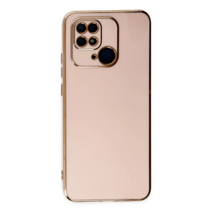 Newface Xiaomi Redmi 10c Kılıf Volet Silikon - Pembe