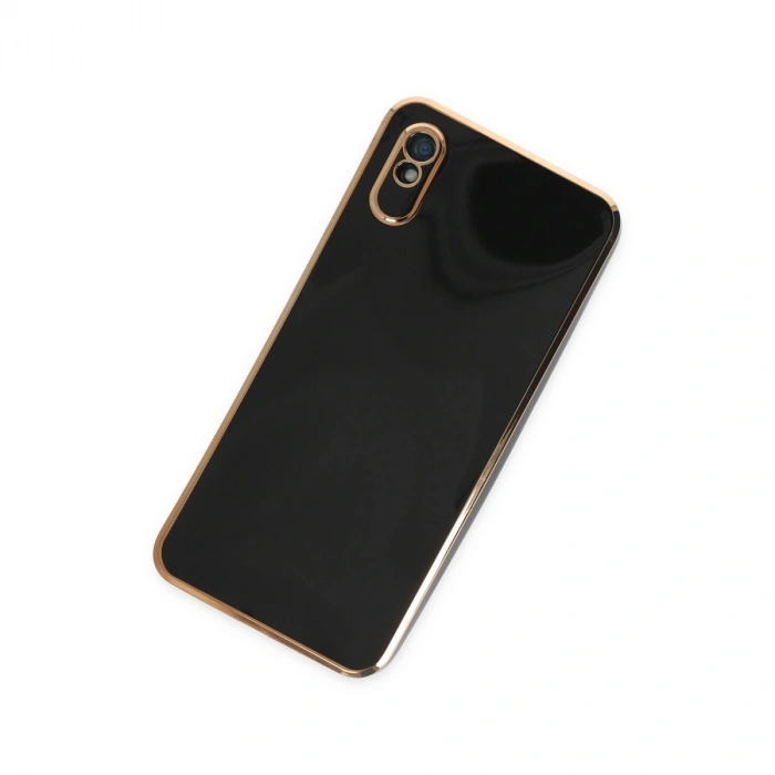 Newface Xiaomi Redmi 9a Kılıf Volet Silikon - Siyah