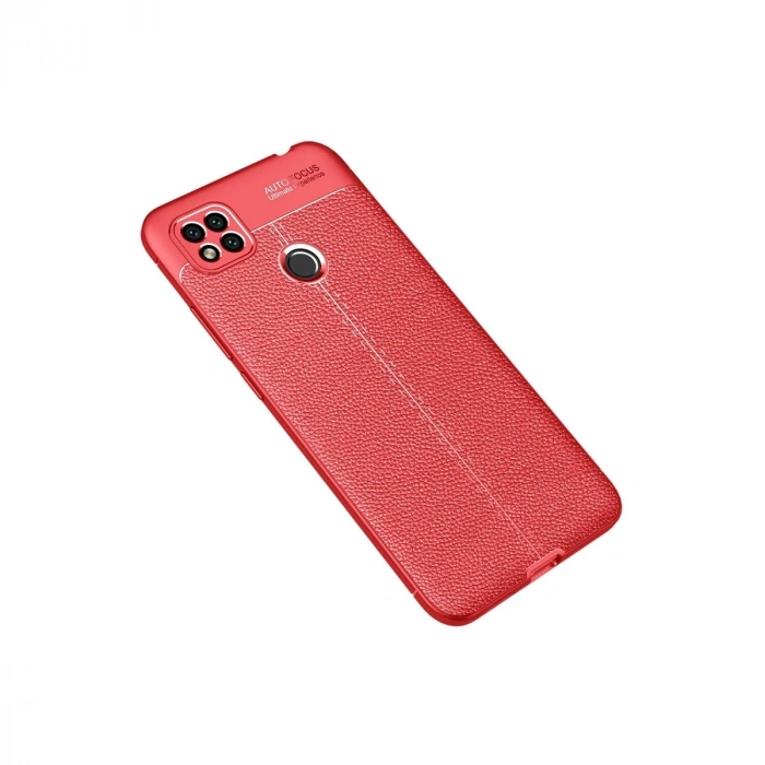 Newface Xiaomi Redmi 9c Kılıf Auto Focus Kapak - Kırmızı