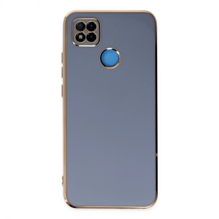 Newface Xiaomi Redmi 9c Kılıf Volet Silikon - Mavi