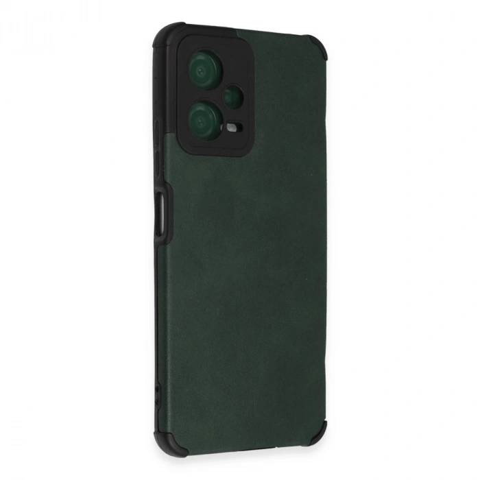 Newface Xiaomi Redmi Note 12 5g Kılıf Loop Deri Silikon - Yeşil