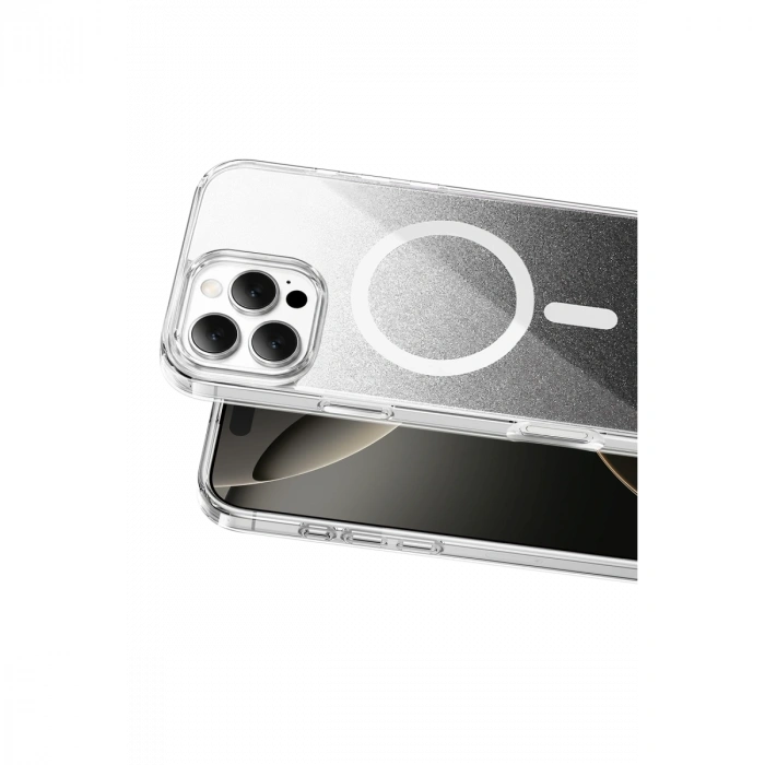 Onegif  İphone 16 Pro Max Sora Simli Magsafe Kapak - Siyah