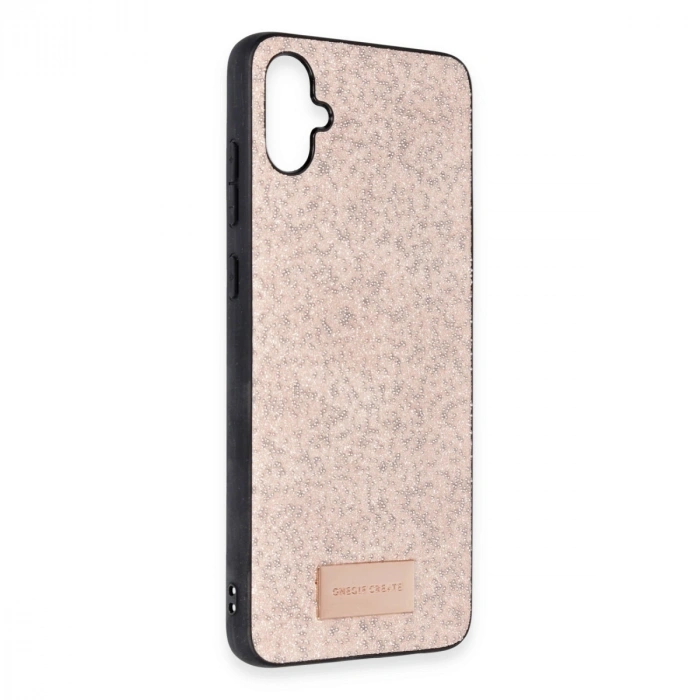 Onegif Samsung Galaxy A05 Bright Simli Kapak - Pembe
