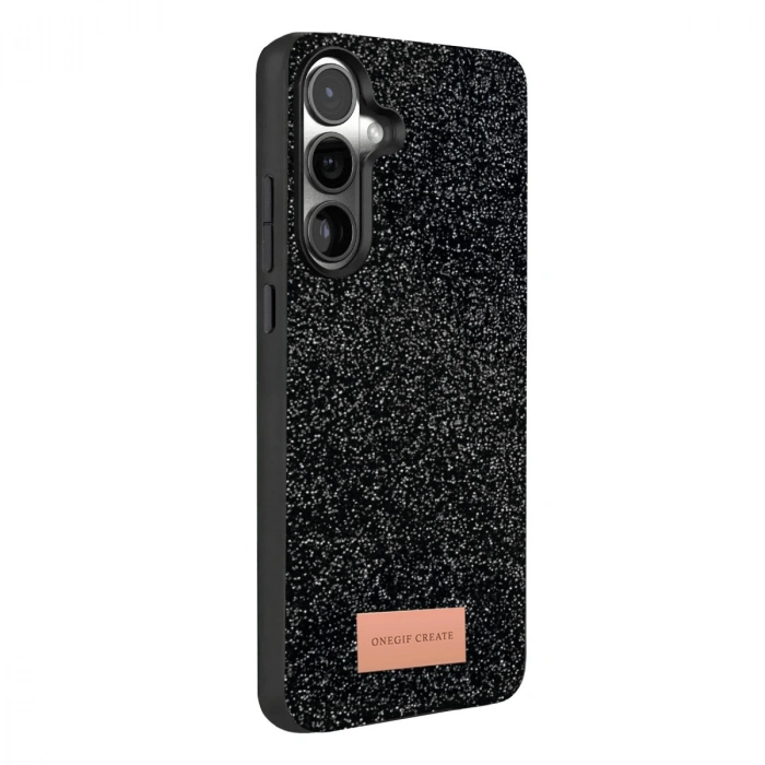Onegif Samsung Galaxy A37 5g Bright Simli Kapak - Siyah