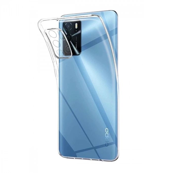 Oppo A16 Kılıf Lüx Şeffaf Silikon - Şeffaf
