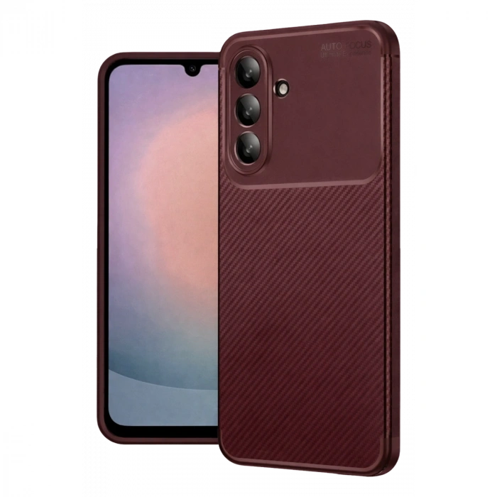 Samsung Galaxy A17 5g Auto Focus Karbon Kapak - Bordo