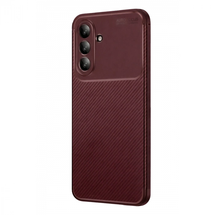Samsung Galaxy A17 5g Auto Focus Karbon Kapak - Bordo