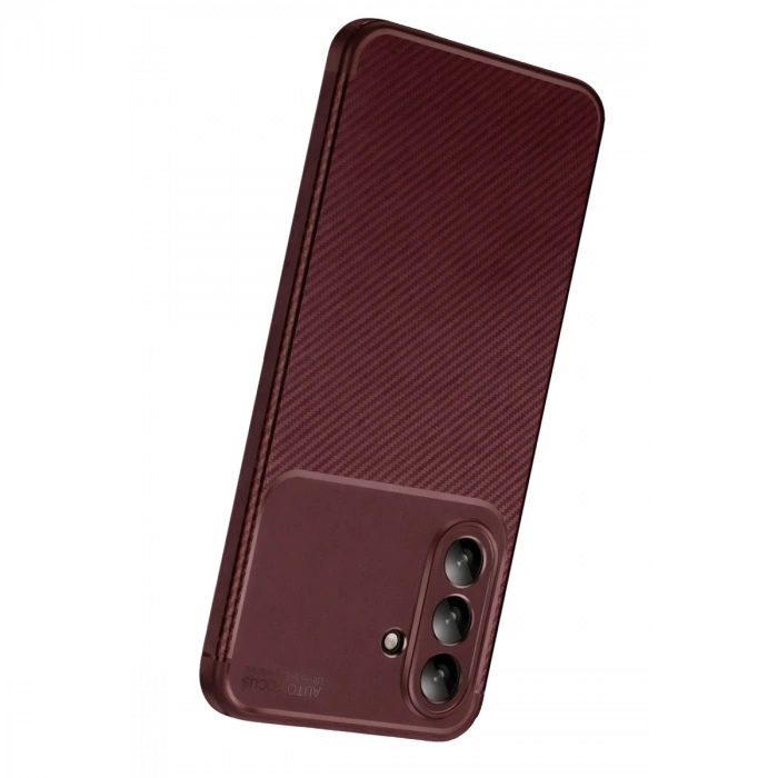 Samsung Galaxy A17 5g Auto Focus Karbon Kapak - Bordo