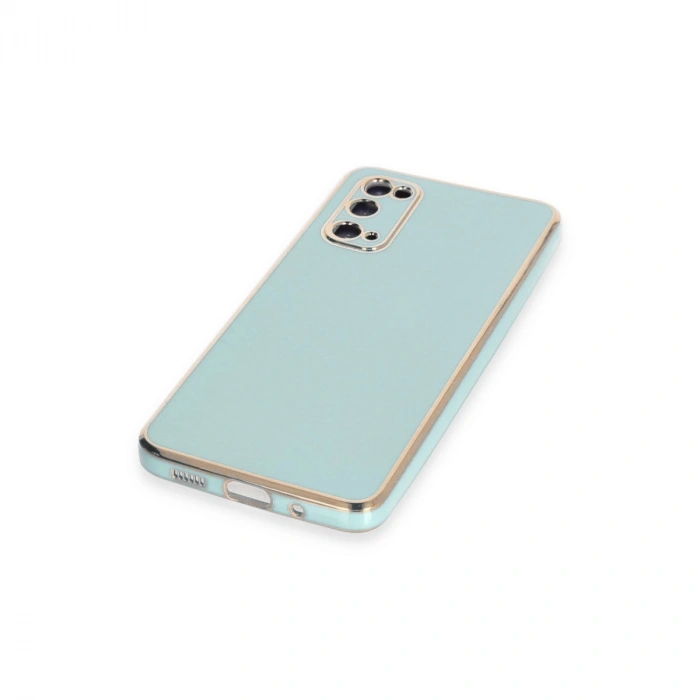 Samsung Galaxy S20 Kılıf Volet Silikon - Açık Yeşil