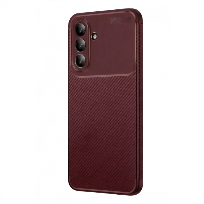 Samsung Galaxy S26 Fe Auto Focus Karbon Kapak - Bordo