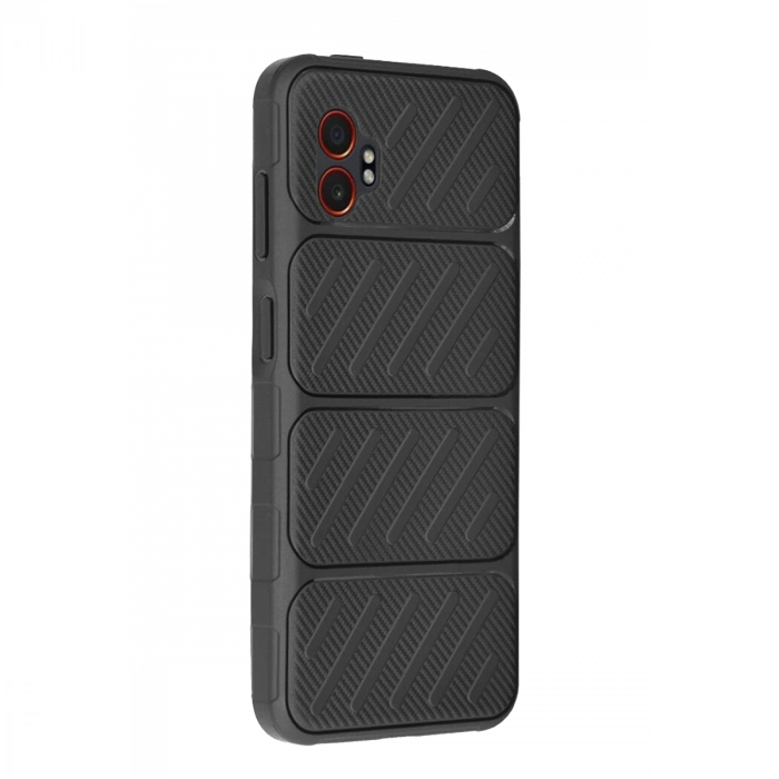 Samsung Galaxy Xcover 7 Pro Auto Focus Karbon Kapak - Siyah