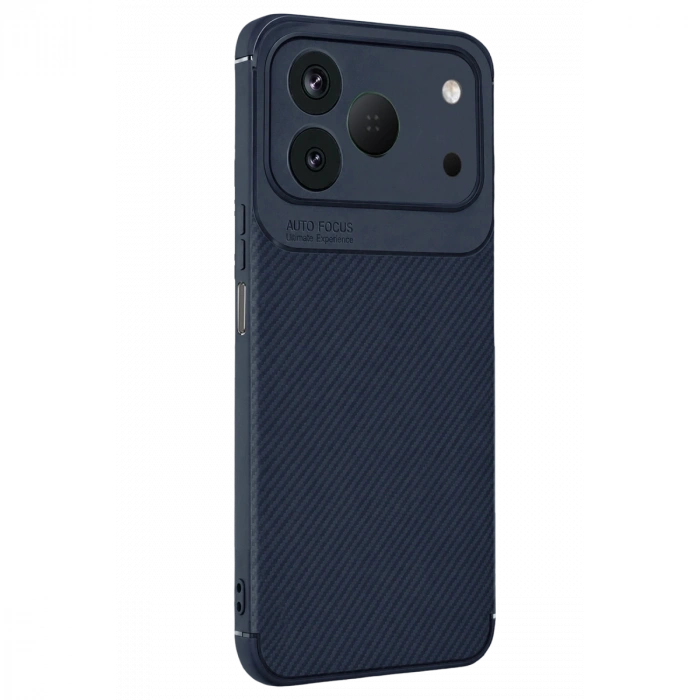 Tecno Spark 50 4g Auto Focus Karbon Kapak - Lacivert