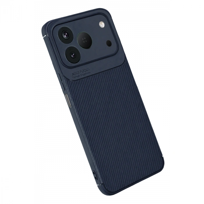 Tecno Spark 50 4g Auto Focus Karbon Kapak - Lacivert