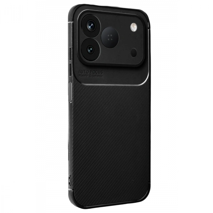 Tecno Spark 50 4g Auto Focus Karbon Kapak - Siyah