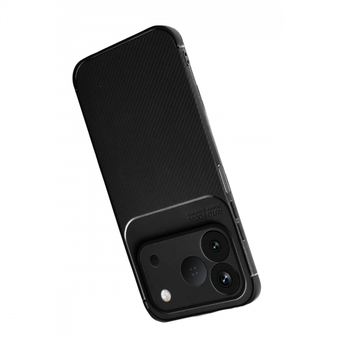 Tecno Spark 50 4g Auto Focus Karbon Kapak - Siyah